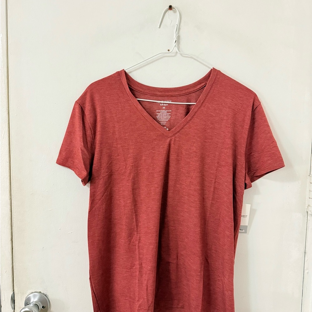 Nine West Soft Spun V-Neck T-Shirt NWT
